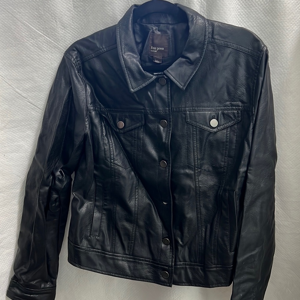 Free Press Faux Leather Jacket
